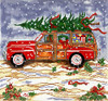 SWB136 Woody/Christmas 9X9 18 Mesh Cooper Oaks Designs