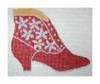 F3650 Red Boot 4 1/2 x 5 1/2" 18 count Fiori Designs 