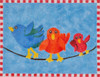 WWCO1100 Birds On A Wire 8 x 6 18 Mesh Waterweave