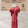 Pearl Cotton 5 1332 Red Pear Weeks Dye Works