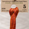 Pearl Cotton 5 2239 Terra Cotta Weeks Dye Works