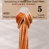 Pearl Cotton 5 4151 Peach Cobbler Weeks Dye Works