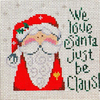 5405 LK LizKate-We love Santa just.. 4 x4 18 Mesh Patti Mann 