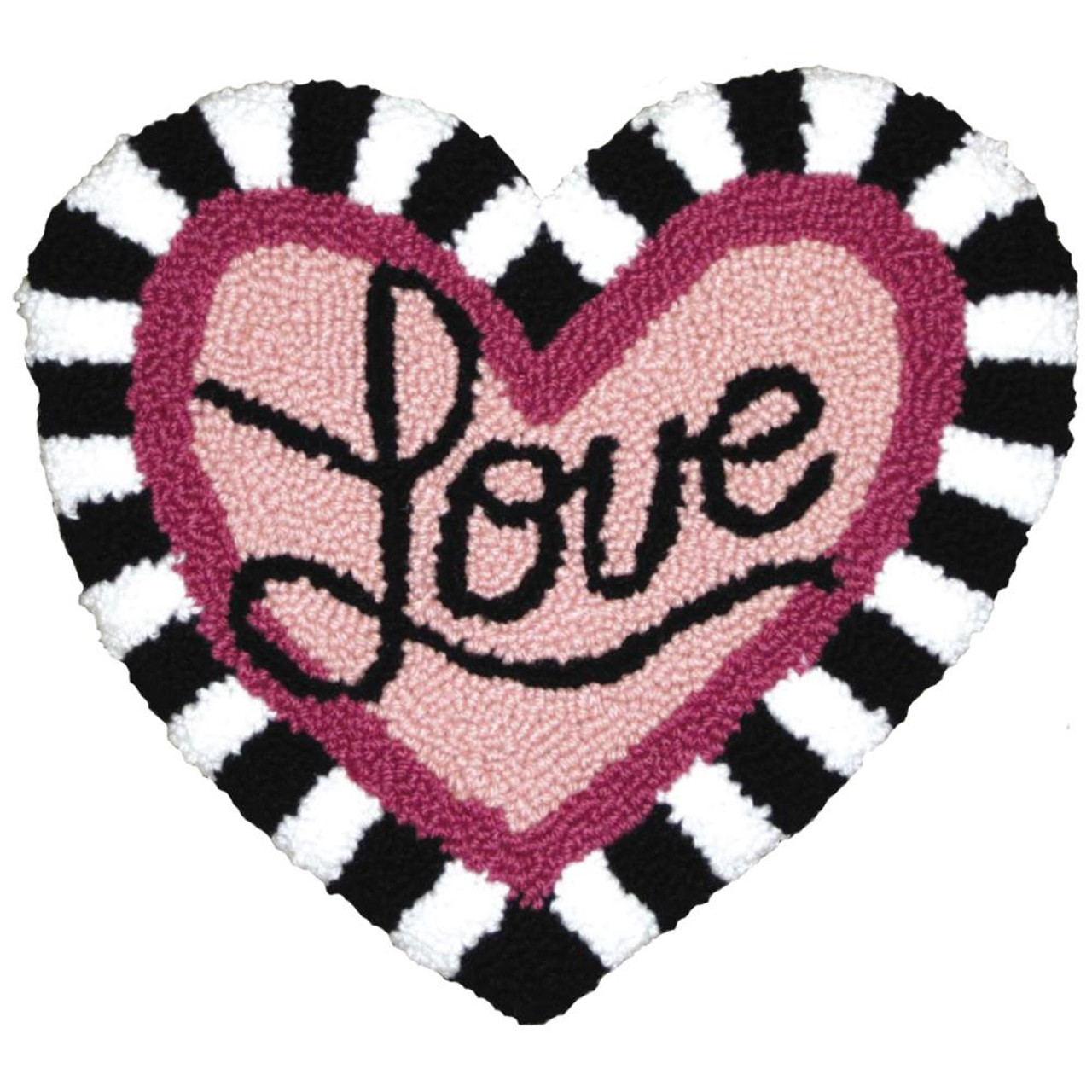 Pink Heart Punch Needle Kit