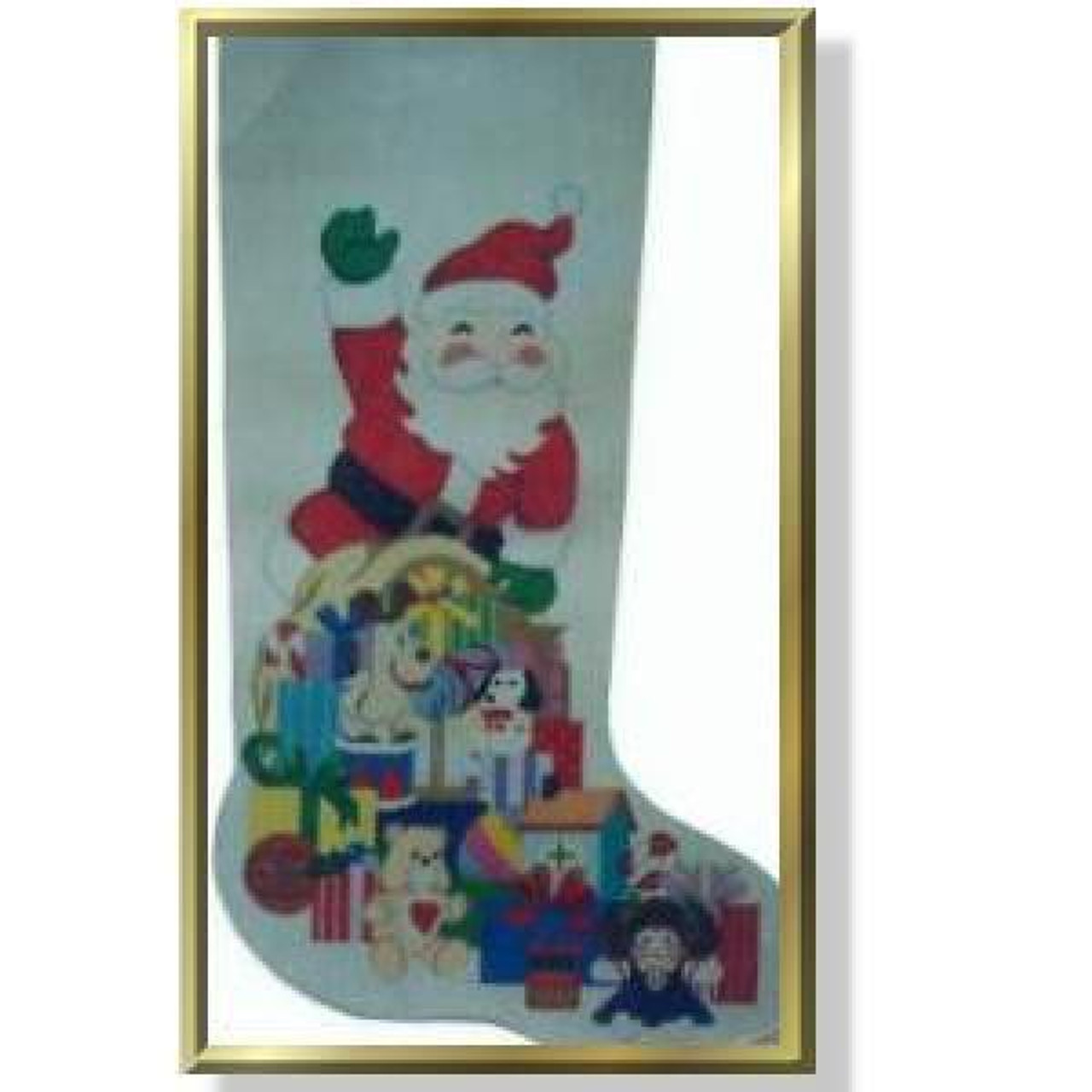 Christmas Toys Stocking Canvas