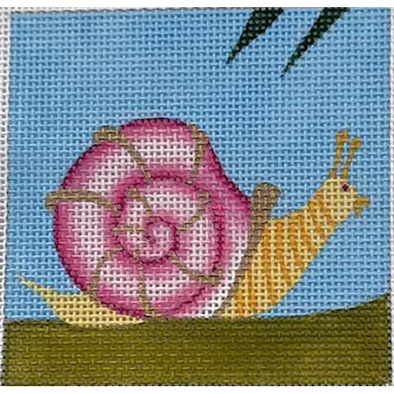 Cross stitch bookmark kit Snails