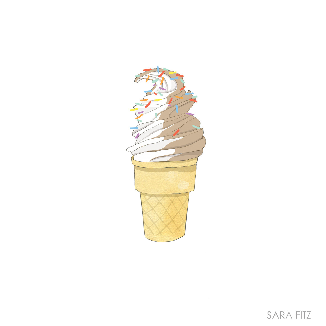 SF54 Soft Serve 5 x 5 18 Mesh Sara Fitz The Collection Designs