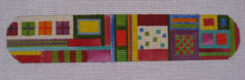 Ann Wheat Pace 626B  1.4" x 7" 18 Mesh Colored Grid BRACELET 