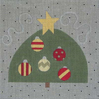 EW-1099 William 7 x 7 18 Mesh Christmas Tree Ewe And Eye