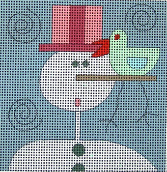 EWE-365KB Snowman & Bird 5 x 5 13 Mesh Ewe And Ewe 