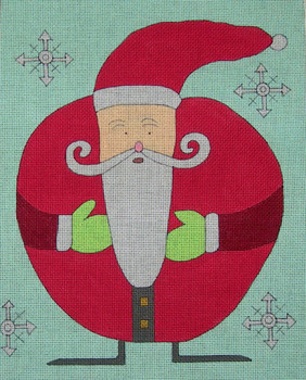 EWE-390KB Fat Santa  9 x 11 1/4 18 Mesh Ewe And Ewe 