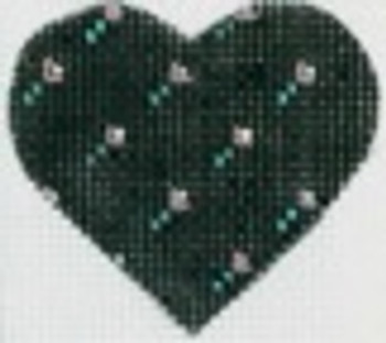 DD-65 Tapestry Heart DENISE DeRUSHA DESIGNS  6 x 6 18 Mesh