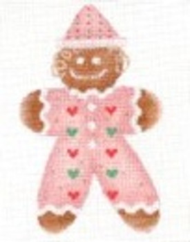 DD-96 Gingerbread Baby DENISE DeRUSHA DESIGNS 3 1/2 x 5 1/2 18 Mesh
