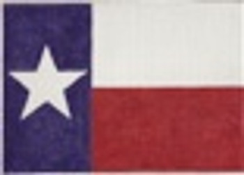 DD-210 Texas Flag DENISE DeRUSHA DESIGNS 13 x 11 18 Mesh