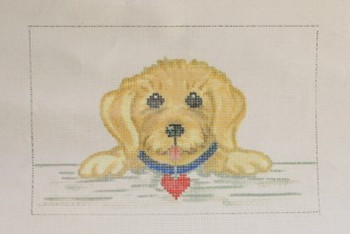 ASF5 Cheryl Schaeffer And Annie Lee Designs 5 x 6 18 Mesh Puppy/Heart