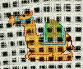 CX50 Cheryl Schaeffer And Annie Lee Designs 18 Mesh Nativity Camel Sitting