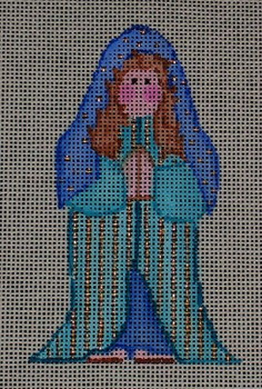 CX54 Cheryl Schaeffer And Annie Lee Designs 18 Mesh Nativity Mary