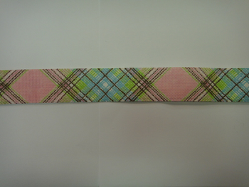 B51 Diagonal Plaid - pink  BELT 18 Mesh The Studio Midwest 