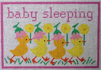 S21B Pink Baby Sleeping with Ducks 13 Mesh The Studio Midwest 