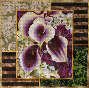 808a Cally Lily Collage 14 x 14 13 Mesh Lani Enterprises 