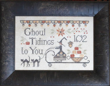 Ghoul Tidings133w x 89h Plum Street Samplers  14-2393