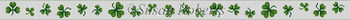 0335 Shamrocks. belt 18 Mesh 32 1/2" x 1 1/4" Susan Roberts Needlepointnn