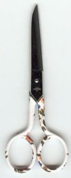 Premax PX1335 White floral Embroidery Scissors