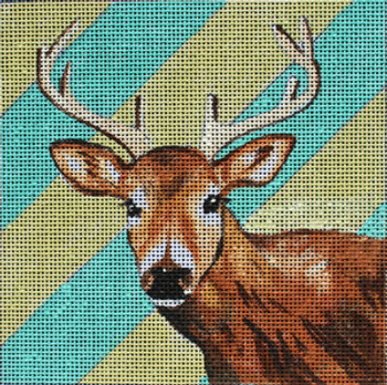 AN187 Colors of Praise 18 Mesh Deer 5 x 5