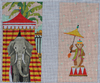 EY131 Circus Elephant  3.5 x 7   18M Eyeglass Colors of Praise 