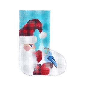 Petite Mini-Sock 18 Mesh SK201-18 Woodsy Santa Includes Blade 3.25 X 4.5 Shelly Tribbey Designs