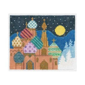 Christmas Ornament C890 Russian Christmas 5 X 4 18 Mesh Shelly Tribbey Designs