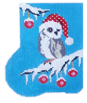 Christmas Mini-Sock C413 Have An Owly Shelly Tribbey Designs 4X5 18 Mesh