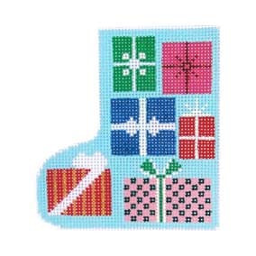 Skate With Decorative Blade SK102 Holiday Packages Pretty Presents 3 x 5 18 Mesh Shelly Tribbey Designs