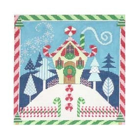 Whimsy House WH03 Holiday 7.5" SQ 18 Mesh  Shelly Tribbey Designs