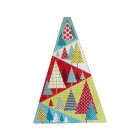 Christmas Tree CT05 Holiday Trees 8 X 10.25 18 Mesh Shelly Tribbey Designs