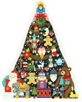 Christmas Tree CT01 Grand 11.5 X 14 18 Mesh Shelly Tribbey Designs