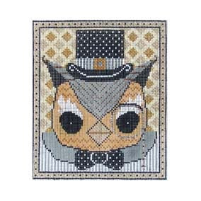 Halloween H341 Whoooot Owl 6.5X7.5 13 Mesh Shelly Tribbey Designs
