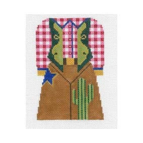 Shelly’s Closet - Hanger Included FW08 Cowgirl Outfit 3.5 X 5 18 Mesh Shelly Tribbey Designs