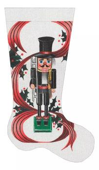 8416 Leigh Designs 13 Mesh 16 x 20 Canvas Chimney Sweep Nutcracker Stocking 