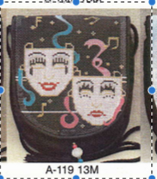 A-119 Laugh and Cry 13M Sophia Designs Purse Flap only