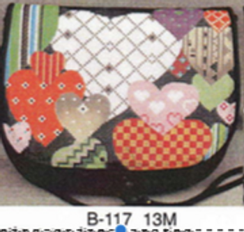 B-117 Sweet Hearts 13M Sophia Designs Purse Flap only