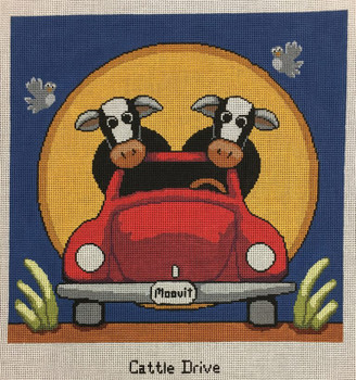 AL0082 CATTLE DRIVE 11.5 x 11.5 ANNIE LANE DESIGNS 18 Mesh