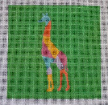 AS-002 Giraffe Little Bird Designs 13 mesh 8″ x 8″