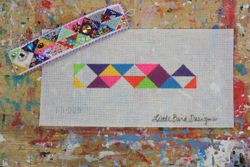 BR-005 Colorful Triangles  Little Bird Designs Bracelet 1.5″ x 7″ 13 Mesh