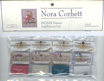 NC115E Nora Corbett Dancer - Christmas Eve Couriers  Embellishment Pack