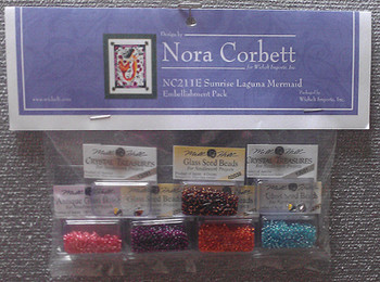 NC211E Nora Corbett Sunrise Laguna Mermaid  Embellishment Pack