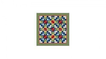 2402 Blackford's Beauty, quilt  #13 5" x 5" Susan Roberts Needlepoint