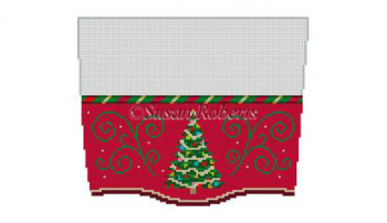 3108 Stocking Topper, Christmas Tree	13 Mesh 9" x 7"	Susan Roberts Needlepoint