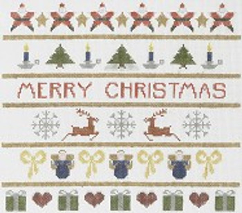 PT-176 Merry Christmas Pillow Designs by Petei 18 Mesh 11 x 12