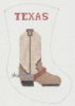 PT-178TX Boot with Texas Designs by Petei 18  Mesh Min Stocking 5 1/2"